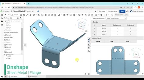 onshape sheet metal drawing|onshape flatten sheet metal.